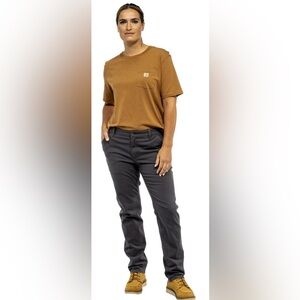 Carhartt Rugged Flex Relaxed-Fit Straight Canvas Work Pants for Ladies size 14.
